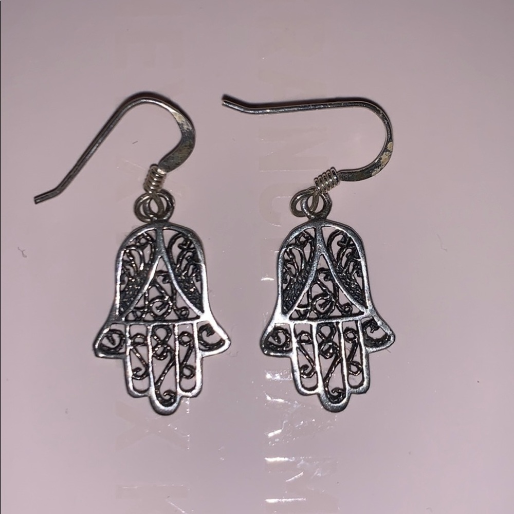 Hamsa Earrings - Picture 1 of 1